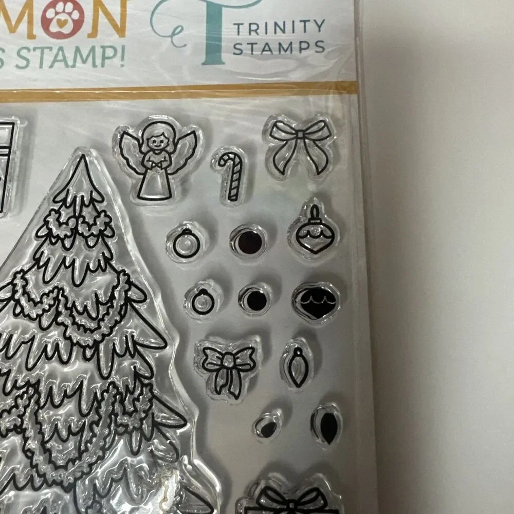 Trinity LITTLE CHRISTMAS TREE Stamptember 2024 Stamps Simon Says HOLIDAY Decor